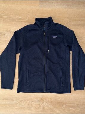 Patagonia Full Zip Navy Fleece Jacket